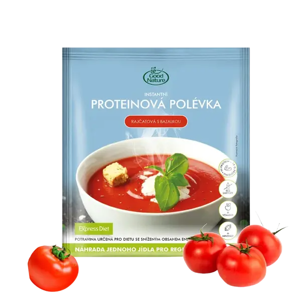 EXPRESS DIET Proteinová rajčatová polévka s bazalkou na hubnutí 60 g