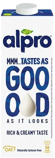 ALPRO ovesný nápoj TASTES AS GOOD – Rich & Creamy 3,5% 1 l