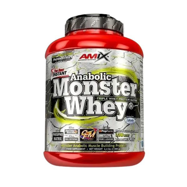 AMIX Anabolic Monster Whey, Strawberry-Banana, 2200 g