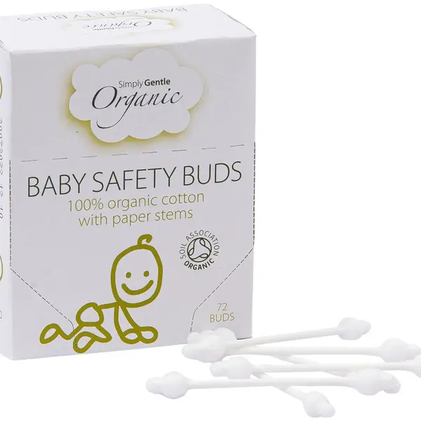 SIMPLY GENTLE Organické dětské vatové tyčinky 72 ks