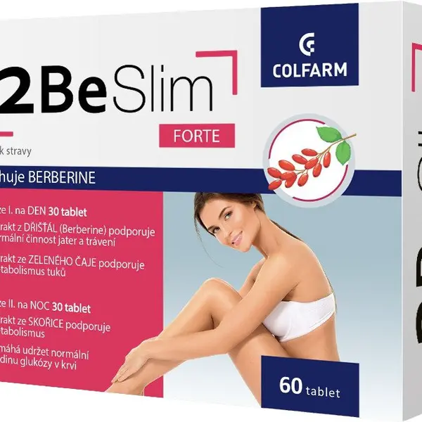 COLFARM Be SLIM Forte Den a Noc, 60 tablet