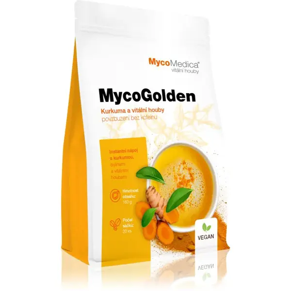 MycoMedica MycoGolden prášek na přípravu nápoje pro posílení imunity 160 g