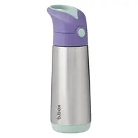 B.BOX Termoska na pití s brčkem 500 ml - lilac pop
