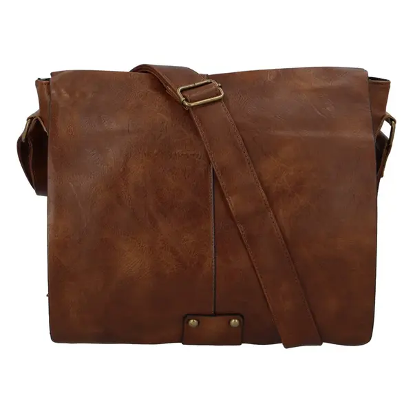 Crossbody taška hnědá - Paolo Bags Fotio