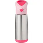 B.BOX FLAMINGO FIZZ 500 ML Termoska s brčkem, stříbrná, velikost 500 ML