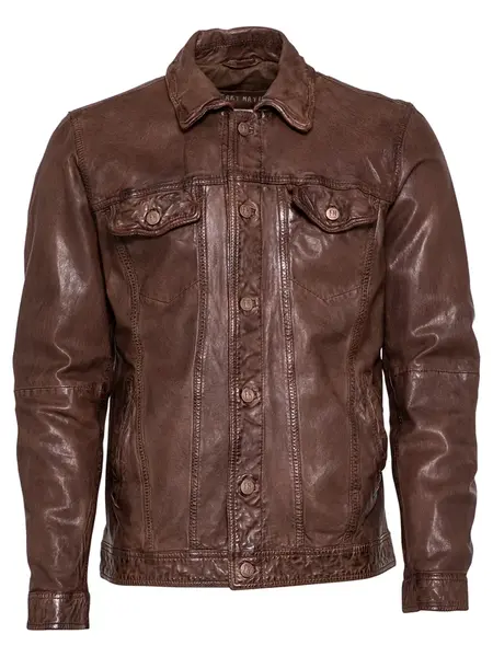 FREAKY NATION Prechodná bunda 'Derk'  hnedá