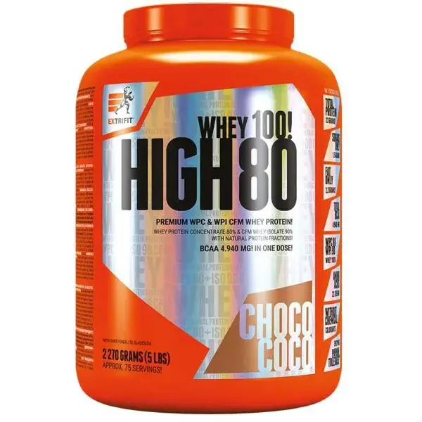 EXTRIFIT HIGH WHEY 80 2270 G Protein, , velikost 2,27 KG