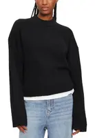 Calvin Klein dámský svetr a boyfriend džíny