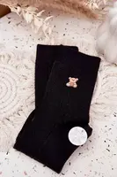 Dámské vlněné ponožky s medvídkem