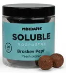Mikbaits rozpustné boilie soluble broskyňa korenie 250 ml - 24 mm