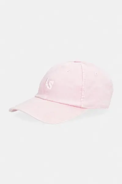 Bavlněná baseballová čepice Levi's LS MONOGRAM W