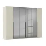 Rauch Möbel ŠATNÍ SKŘÍŇ S OTOČNÝMI DVEŘMI, šedá, šampaňská, 301/223/61 cm