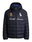 Polo Ralph Lauren Zimná bunda  námornícka modrá / zlatá žltá / čerešňová / biela