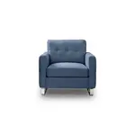 MID.YOU 1,5SEDÁK, textil, tmavě modrá