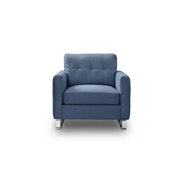 MID.YOU 1,5SEDÁK, textil, tmavě modrá