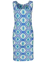 PERSO Woman's Comfortable women's sleveless dress with print