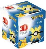 3D Puzzle-Ball: Pokémon Quick Ball 54 dílků
