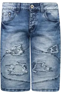 Man Denim Blue Shorts SX1281