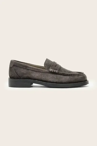 Kožené mokasíny AllSaints BLOOM SUEDE LOAFER