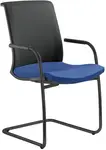 LD SEATING Konferenčná stolička LYRA NET 204-Z-N1, kostra čierna