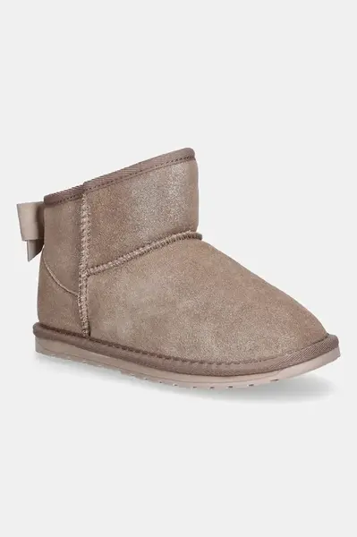 Dětské semišové sněhule Emu Australia Rigel Shine Kids