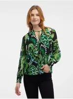 Zelená dámska blúzka ORSAY