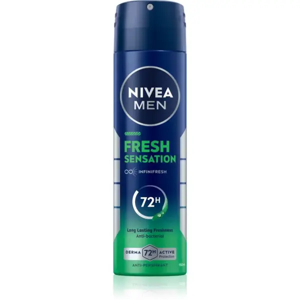 NIVEA MEN Fresh Sensation antiperspirant v spreji 72h pre mužov 150 ml