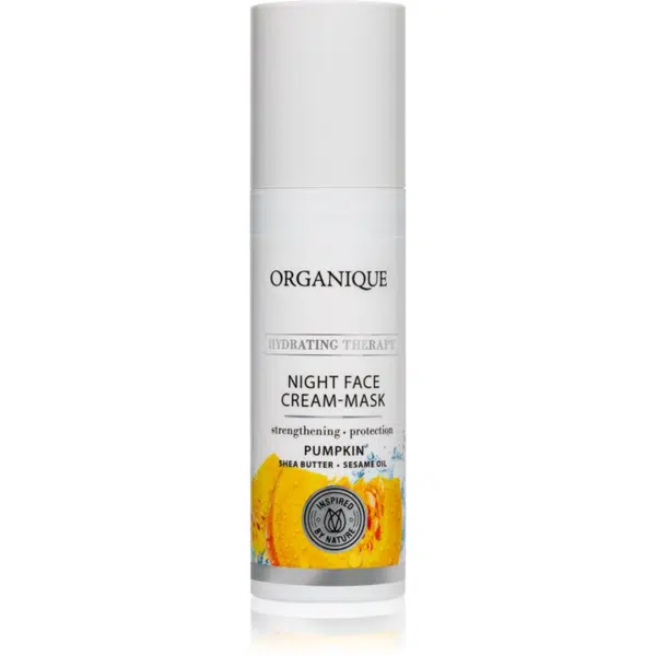 Organique Hydrating Therapy Pumpkin nočná hydratačná maska na tvár 50 ml