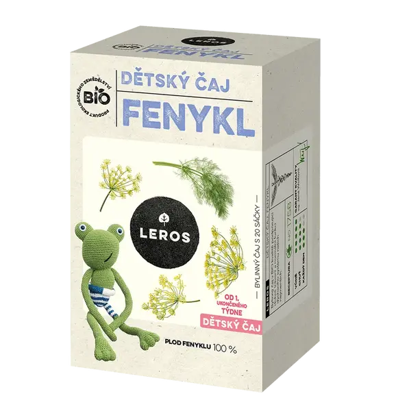 LEROS Detský čaj BIO Fenikel 20 x 1.5 g