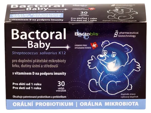 BACTORAL Baby s vitamínom D 30 vrecúšok