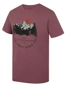 Husky  Tee Moon M dark bordo, L Pánske bavlnené tričko