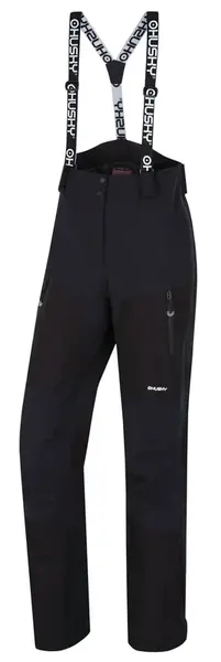 Husky  Komy L black, XXL Dámske hardshell nohavice