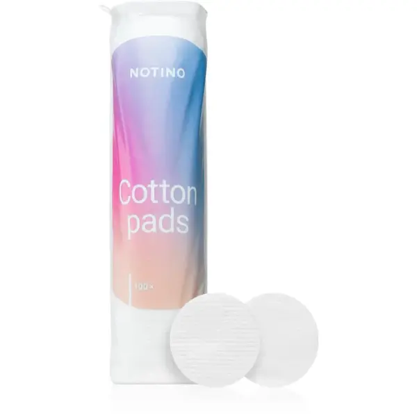 Notino Cotton Pads Round bavlnené tampóny na odlíčenie a čistenie pleti 100 ks