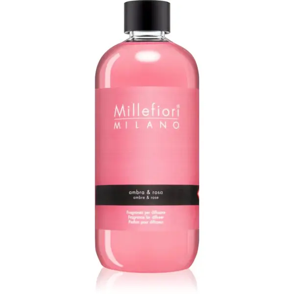 Millefiori Ambra & Rosa náplň do aróma difuzérov 500 ml