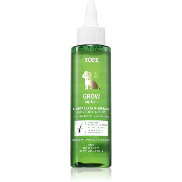 Yope Grow My Hair peeling na vlasovú pokožku 115 ml