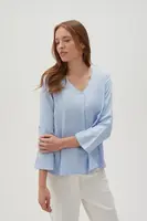 Marisse Women's Shirt L-Ko-4612 L.Blue