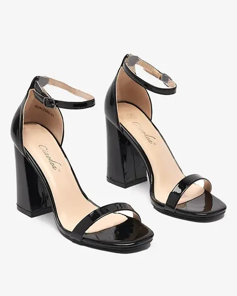 Resti Black women's sandals on the post by Whopso - Footwear