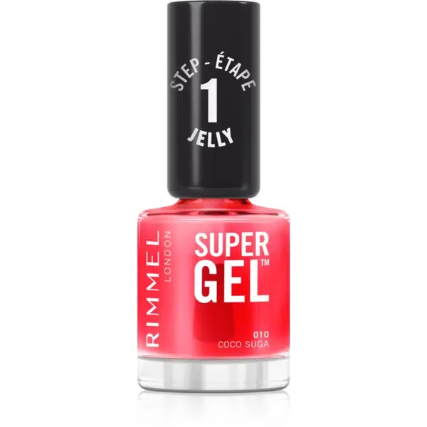Rimmel Super Gel gélový lak na nechty bez použitia UV/LED lampy odtieň 010 Coco Suga 12 ml
