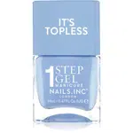 Nails Inc. It’s Topless gélový lak na nechty pre dlhotrvajúci efekt odtieň KIm 14 ml