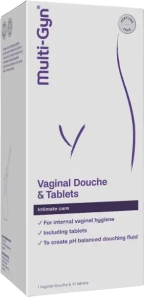 MULTI-GYN Multi-Gyn Vaginal Douche Combipack, pomôcka na výplach pošvy 10 tabliet