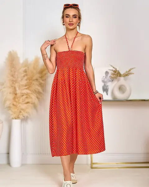 Resti Women's knee-length polka dot dress