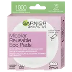 GARNIER Znovu použiteľné odličovacie tampóny Eco Pads 3 ks
