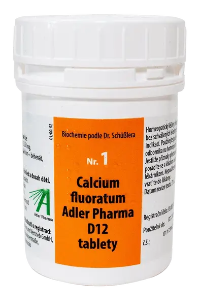 ADLER PHARMA Calcium fluoratum D12 1000 tabliet