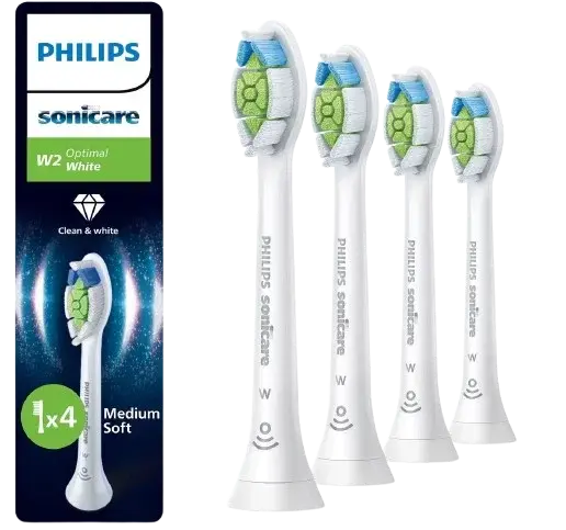 PHILIPS SONICARE Optimal White HX6064/87, bílé 4 ks