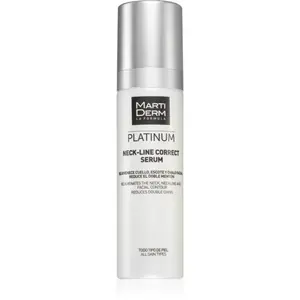 MartiDerm Platinum Neck-Line Correct Serum intenzívne liftingové sérum na spevnenie krku a brady 50 ml