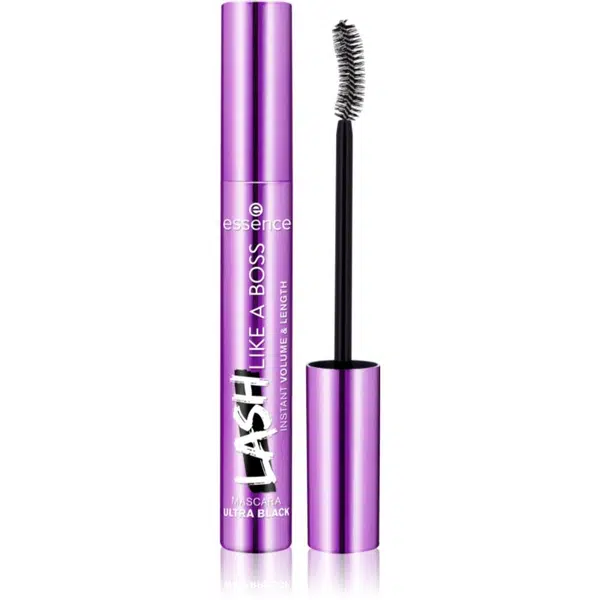 essence Lash Like a Boss riasenka pre objem, dĺžku a oddelenie rias odtieň Ultra Black 9,5 ml