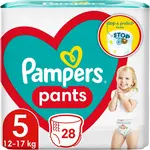 Pampers Pants Size 5 jednorazové plienkové nohavičky 11-17 kg 28 ks