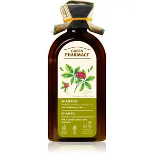 Green Pharmacy Ginseng Shampoo šampón pre citlivú a podráždenú pokožku hlavy 350 ml