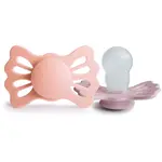 FRIGG Lucky Size 2:6-18 months cumlík Pretty in Peach/Primrose 2 ks