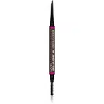 NYX Professional Makeup Blade & Shade ceruzka na obočie s kefkou odtieň Ash Brown 0.06 g